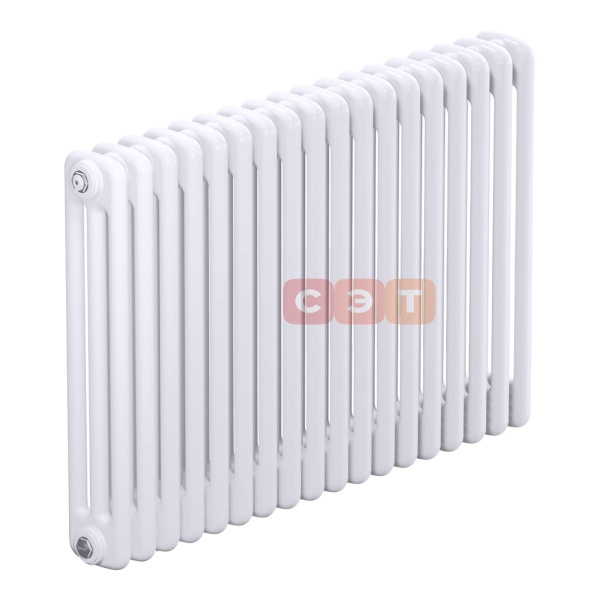 Радиатор стальной 3х трубный Rifar TUBOG 18 секций (в.  570мм, подкл. -  боковое, RAL1015) TUB 3057-18 RAL 1015